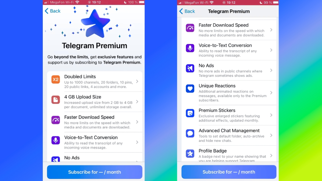 Telegram Premium Perkenalkan Fitur Kustomisasi Warna untuk Pengguna