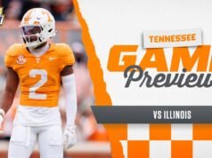 PREVIEW FB: #23 Vols Siap untuk Music City Showdown dengan Illinois