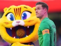 Berapa bagian gaji Ter Stegen yang bersedia ditanggung Girona dengan peminjaman di bulan Januari