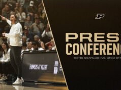 Konferensi Pers Pasca Pertandingan Katie Gearlds | vs.Negara Bagian Ohio | Bola Basket Wanita Purdue – Pembuat Boiler Purdue