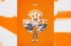 Cade Gray Dinobatkan sebagai Atlet Lapangan Terbaik Minggu Ini SEC