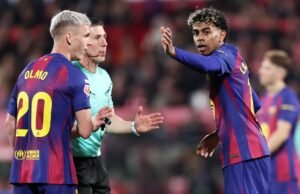 Barcelona marah atas standar ganda dari wasit setelah kalah 2-1 dari Girona