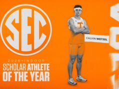 Calvin Wetzel Terpilih Sebagai Atlet Cendekiawan SEC Terbaik Tahun Ini