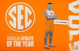 Calvin Wetzel Terpilih Sebagai Atlet Cendekiawan SEC Terbaik Tahun Ini