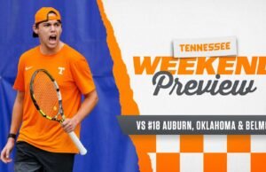 Pusat Tenis Putra: Tennessee vs. #18 Auburn, Oklahoma & Belmont