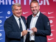Hansi Flick telah menandatangani dukungannya untuk Laporta dalam pemilu Barcelona mendatang