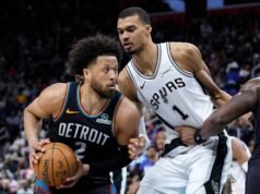 Kemarahan berkobar dalam pertandingan Spurs-Pistons dalam pertarungan 2 tim papan atas NBA