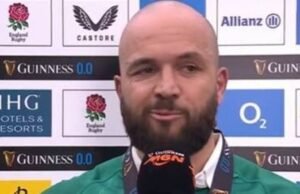 Bintang Irlandia menghentikan wawancara untuk menunjukkan warna aslinya kepada Inggris setelah pertandingan | Rugbi | Olahraga