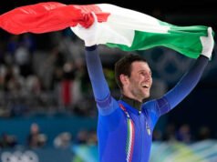 Italia tampil memukau dalam pengejaran tim speedskating putra Olimpiade, meraih emas pertama sejak 2006