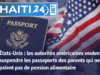 Amerika Serikat: Pihak berwenang Amerika ingin menangguhkan paspor orang tua yang tidak membayar tunjangan anakBerita terbaru dari Haiti: Politik, Keamanan, Ekonomi, Budaya.