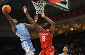 Nomor 11 Tar Heels kehilangan bintang baru Caleb Wilson karena patah tangan; jadwal kepulangan tidak jelas