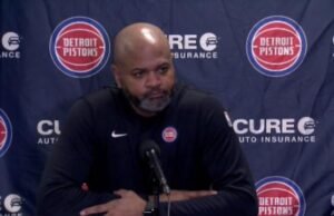 JB Bickerstaff mendukung Duren Detroit Pistons, Stewart setelah pertandingan fisik Hornets