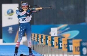 Warisan militer Biathlon tetap hidup ketika para atlet Olimpiade menggabungkan olahraga dan pengabdian