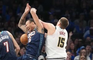 Kemarahan berkobar antara Nuggets dan Thunder saat Dort dikeluarkan setelah melanggar Jokic