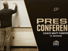 Konferensi Pers Pelatih Matt Painter vs.Michigan | Bola Basket Putra Purdue – Pembuat Boiler Purdue