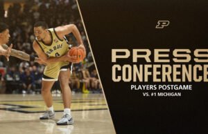 Konferensi Pers Pasca Pertandingan Pemain vs Michigan | Bola Basket Putra Purdue – Pembuat Boiler Purdue