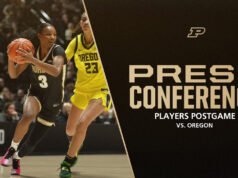 Konferensi Pers Pemain Pasca Pertandingan vs. Oregon | Bola Basket Wanita Purdue – Pembuat Boiler Purdue