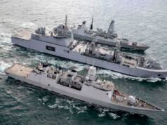 Kapal perusak Inggris HMS Dauntless menyelesaikan pelatihan intensif dengan kelompok penyerang kapal induk Perancis