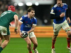 ikuti pertandingan pertama Turnamen melawan Irlandia