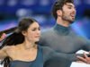 Juara menari es Olimpiade Laurence Fournier Beaudry dan Guillaume Cizeron