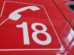 Friesenheim. Sebuah truk meninggalkan jalan: tidak ada korban luka