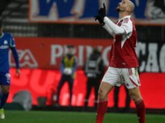 untuk Habib Beye yang pertama, OM kalah di Brest dengan dua gol dari Ludovic Ajorque