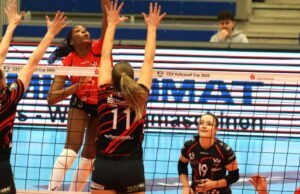Bola voli. Volley Mulhouse Alsace memutar kepalanya di Cannes