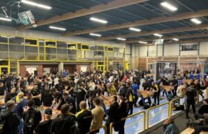 Hoenheim. Hampir 400 pemain dari seluruh Eropa: sepak bola meja terbaik telah mengambil alih pusat olahraga