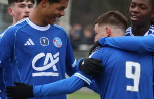 kemiringan naik untuk Racing Club dari Strasbourg ke Montpellier