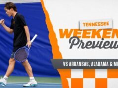 Pusat Tenis Putra: Tennessee vs. Arkansas, Alabama, Mercer