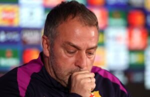 Pelatih Barcelona Hansi Flick memimpikan finis 100 poin di La Liga