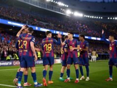 Lima kemenangan KO terbesar Barcelona di Liga Champions