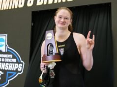 Jefimova dinobatkan sebagai Juara Nasional 100 Gaya Dada di Debut NCAA