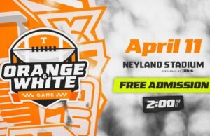 Pertandingan Oranye & Putih Ditetapkan Pada pukul 14.00 ET pada 11 April di Stadion Neyland