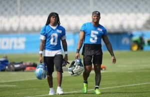 Detroit Lions dibintangi Jahmyr Gibbs, Amon-Ra St. Brown bereaksi terhadap perdagangan David Montgomery