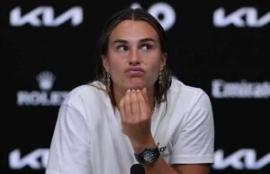 Petenis peringkat teratas Aryna Sabalenka mengumumkan pertunangannya dengan Georgios Frangulis