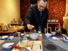 Lokakarya teh dan keju Teisuto di Colmar