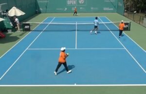 Para pemain tenis mengungsi dalam adegan mengerikan saat kebakaran terjadi setelah drone dicegat | Tenis | Olahraga