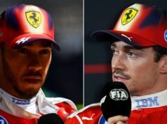 Charles Leclerc dikritik usai pertarungan menegangkan Lewis Hamilton Ferrari | F1 | Olahraga