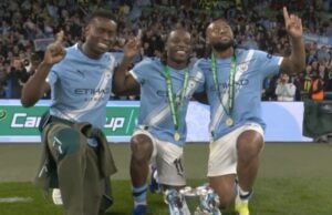 Marc Guehi menolak medali Piala Carabao Man City setelah dilarang untuk kemenangan Arsenal | Sepak Bola | Olahraga