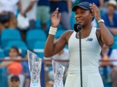 Coco Gauff berbagi momen pribadi dengan staf Miami Open yang melanggar aturan turnamen | Tenis | Olahraga