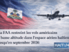 FAA membatasi penerbangan AS dengan ketinggian rendah di wilayah udara Haiti hingga September 2026Berita terbaru dari Haiti: Politik, Keamanan, Ekonomi, Budaya.