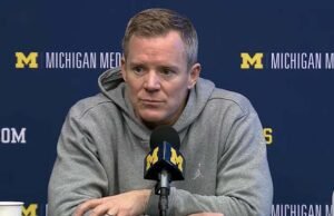 Bola basket Michigan HC Dusty May mengincar tanda Sepuluh Besar yang bersejarah, tembakan rotasi setelah cedera ACL Cason
