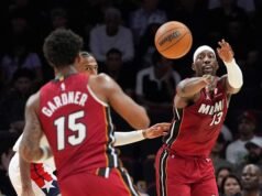 Bam Adebayo mencetak 83 poin, terbaik ke-2 dalam sejarah NBA, mencetak rekor FT dalam kemenangan Heat atas Wizards