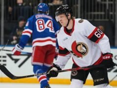 Dengan 4 pemain bertahan, Senator menahan Rangers dengan tembakan paling sedikit oleh tim NHL sejak 2003