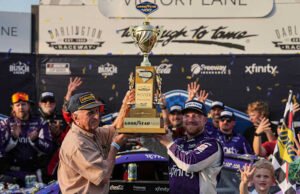 Tim pembangkit tenaga listrik NASCAR pemula yang dimiliki oleh Denny Hamlin dan Michael Jordan hanya membutuhkan keajaiban jalur pendek