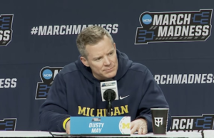Pemain bola basket Michigan Dusty May berbicara tentang kepulangan Howard Bison, Roddy Gayle Jr., kepercayaan diri Elliot Cadeau