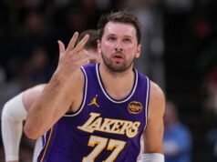 Luka Doncic mencetak 41 poin dan melakukan pelanggaran teknisnya yang ke-16 dalam kemenangan 116-99 Lakers atas Nets