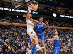 Yaxel Lendeborg akhirnya mendapat sorotan di Michigan dalam memimpin Wolverines ke tempat Sweet 16