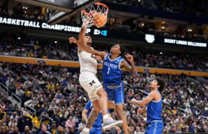 Yaxel Lendeborg akhirnya mendapat sorotan di Michigan dalam memimpin Wolverines ke tempat Sweet 16